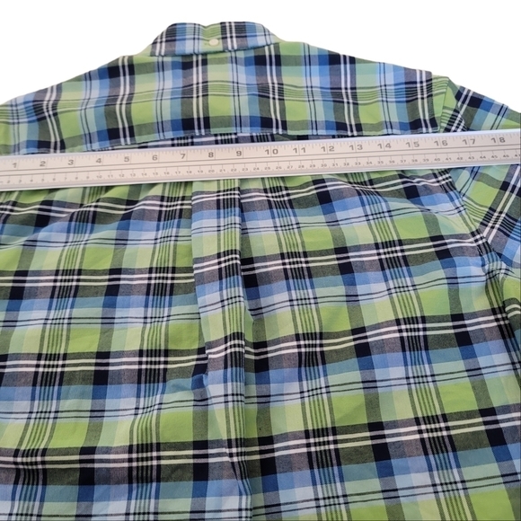 St. John's Bay Grn/Blk Plaid SS Shirt Sz S - Picture 3 of 8